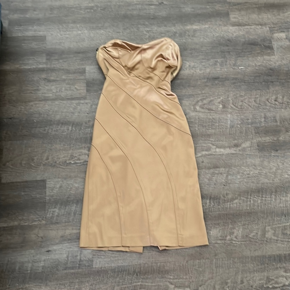 Bebe strapless cocktail dress
